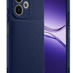 Uray store Oppo A5 Pro 4G Kılıf Auto Focus Karbon Kapak - Lacivert