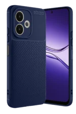 Uray store Oppo A5 Pro 4G Kılıf Auto Focus Karbon Kapak - Lacivert