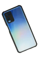 Uray store Oppo A54 4G Kılıf Miami Şeffaf Silikon - Siyah - Görsel 2