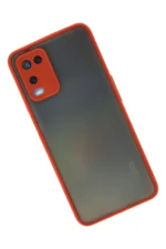 Uray store Oppo A54 4G Kılıf Montreal Silikon Kapak - Kırmızı - Görsel 2
