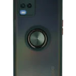 Uray store Oppo A54 4G Kılıf Montreal Yüzüklü Silikon Kapak - Yeşil