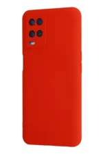 Uray store Oppo A54 4G Kılıf Nano içi Kadife Silikon - Kırmızı - Görsel 3