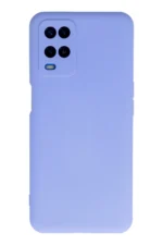 Uray store Oppo A54 4G Kılıf Nano içi Kadife Silikon - Lila