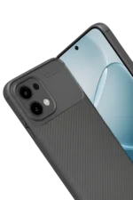Uray store Oppo A6 Pro 4G Auto Focus Karbon Kapak - Gri - Görsel 2