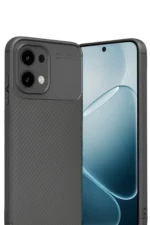 Uray store Oppo A6 Pro 4G Auto Focus Karbon Kapak - Gri - Görsel 3