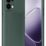 Uray store Oppo A6 Pro 4G Auto Focus Karbon Kapak - Koyu Yeşil