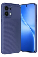 Uray store Oppo A6 Pro 4G Auto Focus Karbon Kapak - Lacivert