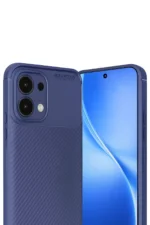 Uray store Oppo A6 Pro 4G Auto Focus Karbon Kapak - Lacivert - Görsel 3