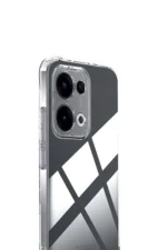 Uray store Oppo A6 Pro 4G Lüx Şeffaf Silikon - Şeffaf - Görsel 2