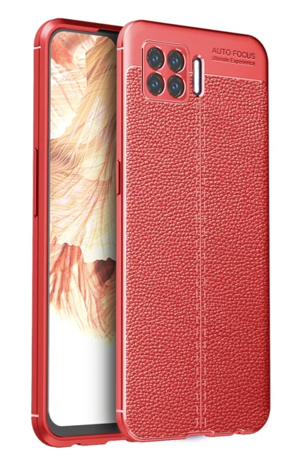 Uray store Oppo A73 Kılıf Auto Focus Kapak - Kırmızı