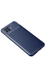 Uray store Oppo A73 Kılıf Auto Focus Karbon Kapak - Lacivert - Görsel 2