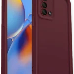 Uray store Oppo A74 4G Kılıf Viera Silikon - Bordo