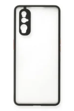Uray store Oppo Find X2 Kılıf Montreal Silikon Kapak - Siyah