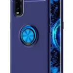 Uray store Oppo Find X2 Kılıf Range Yüzüklü Silikon - Mavi