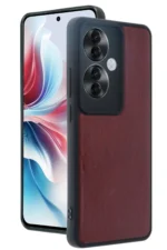Uray store Oppo Reno 11F Kılıf Aras Deri Kapak - Bordo