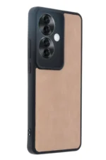 Uray store Oppo Reno 11F Kılıf Aras Deri Kapak - Pudra - Görsel 2