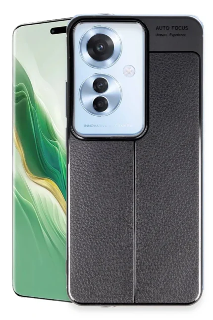 Uray store Oppo Reno 11F Kılıf Auto Focus Kapak - Siyah