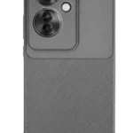 Uray store Oppo Reno 11F Kılıf Auto Focus Karbon Kapak - Gri