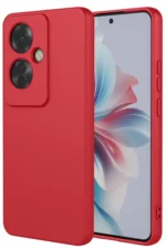 Uray store Oppo Reno 11F Kılıf First Silikon - Kırmızı