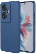 Uray store Oppo Reno 11F Kılıf First Silikon - Lacivert
