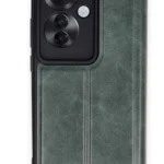 Uray store Oppo Reno 11F Kılıf Flip Cover - Koyu Yeşil