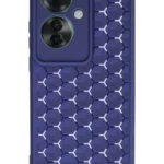 Uray store Oppo Reno 11F Kılıf Petek Silikon Kapak - Lacivert