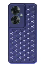 Uray store Oppo Reno 11F Kılıf Petek Silikon Kapak - Lacivert