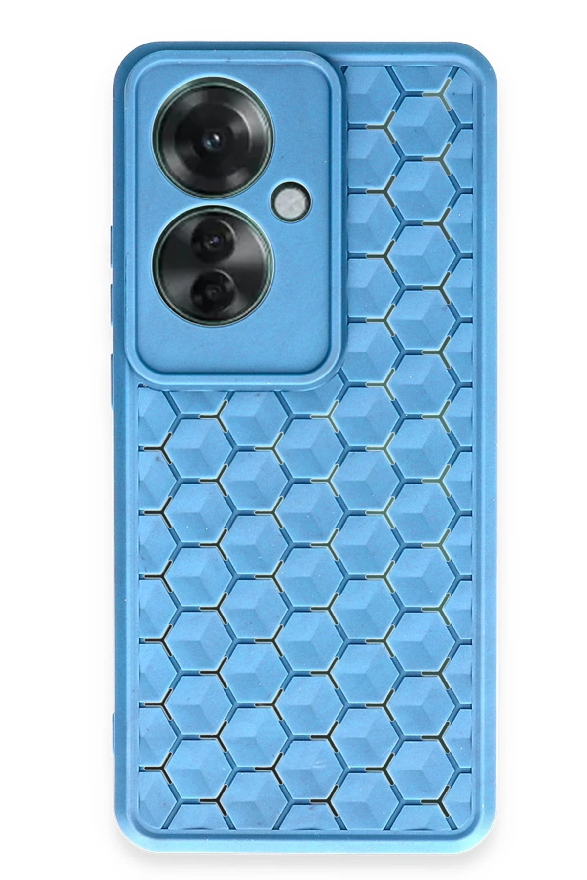 newface-oppo-reno-11f-kilif-petek-silikon-kapak-mavi-default Uray store Oppo Reno 11F Kılıf Petek Silikon Kapak - Mavi - Görsel 1