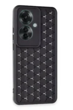 Uray store Oppo Reno 11F Kılıf Petek Silikon Kapak - Siyah - Görsel 2