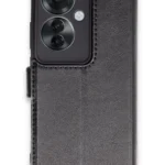 Uray store Oppo Reno 11F Kılıf Trend S Plus Kapaklı Kılıf - Siyah