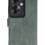 Uray store Oppo Reno 11F Kılıf Trend S Plus Kapaklı Kılıf - Yeşil