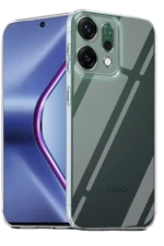 Uray store Oppo Reno 14 Kılıf Lüx Şeffaf Silikon - Şeffaf