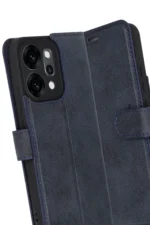 Uray store Oppo Reno 14 Trend S Plus Kapaklı Kılıf - Lacivert - Görsel 3