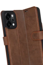 Uray store Oppo Reno 14 Trend S Plus Kapaklı Kılıf - Taba - Görsel 3