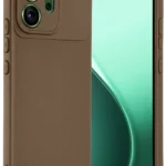 Uray store Oppo Reno 14F Auto Focus Karbon Kapak - Kahverengi