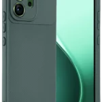 Uray store Oppo Reno 14F Auto Focus Karbon Kapak - Koyu Yeşil