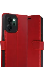 Uray store Oppo Reno 14F Trend S Plus Kapaklı Kılıf - Kırmızı - Görsel 2