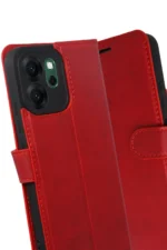 Uray store Oppo Reno 14F Trend S Plus Kapaklı Kılıf - Kırmızı - Görsel 3