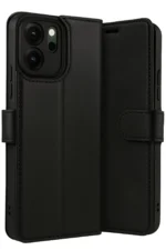 Uray store Oppo Reno 14F Trend S Plus Kapaklı Kılıf - Siyah
