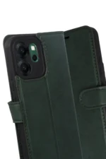 Uray store Oppo Reno 14F Trend S Plus Kapaklı Kılıf - Yeşil - Görsel 3