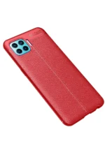 Uray store Oppo Reno 4 Lite Kılıf Auto Focus Kapak - Kırmızı - Görsel 2