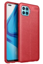 Uray store Oppo Reno 4 Lite Kılıf Auto Focus Kapak - Kırmızı