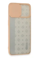 Uray store Oppo Reno 4 Lite Kılıf Palm Buzlu Kamera Sürgülü Silikon - Pembe - Görsel 2