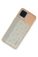 Uray store Oppo Reno 4 Lite Kılıf Palm Buzlu Kamera Sürgülü Silikon - Pembe - Görsel 3