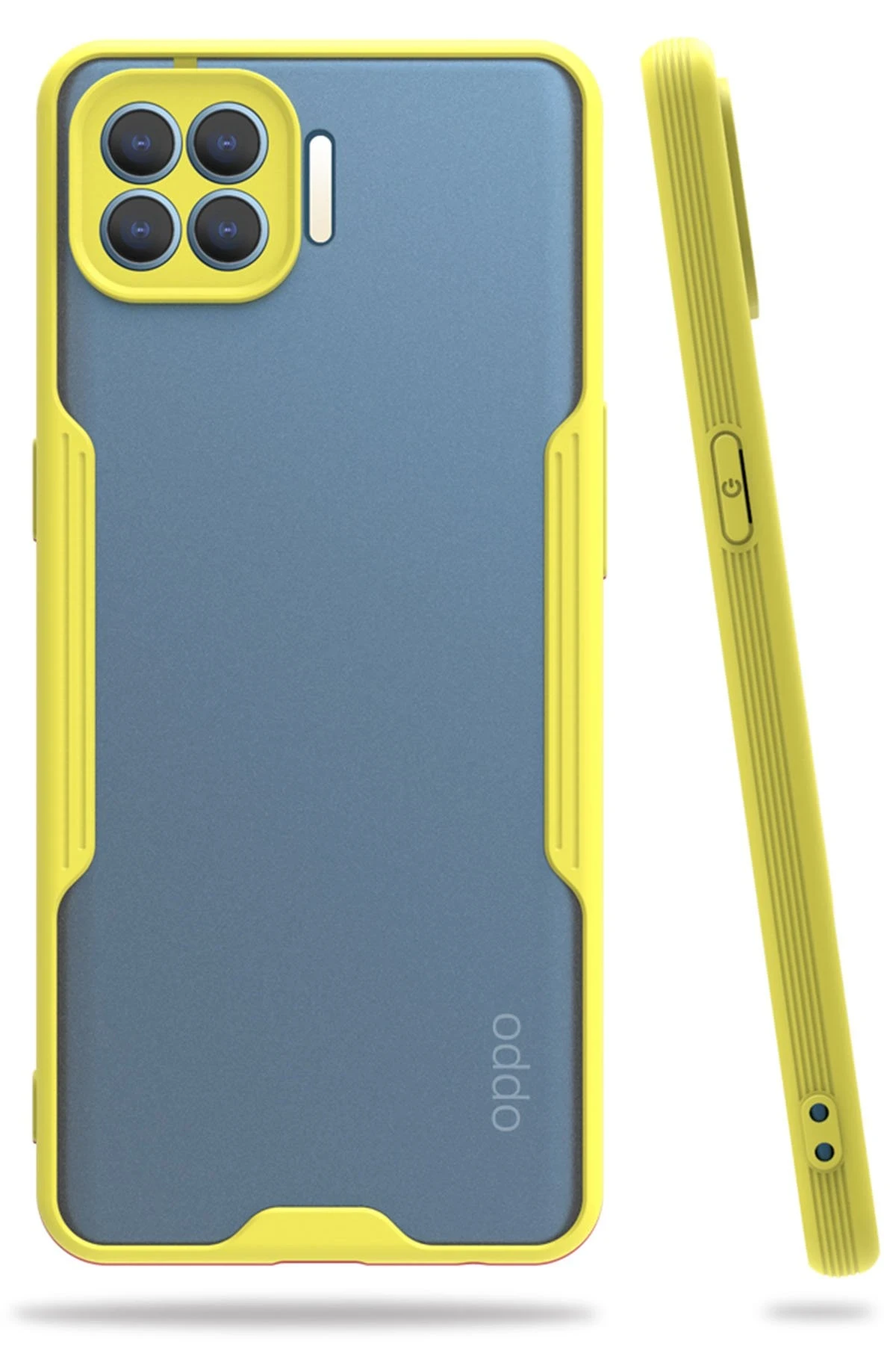 newface-oppo-reno-4-lite-kilif-platin-silikon-sari-default Uray store Oppo Reno 4 Lite Kılıf Platin Silikon - Sarı - Görsel 1