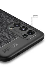 Uray store Oppo Reno 5 Kılıf Auto Focus Kapak - Lacivert - Görsel 4