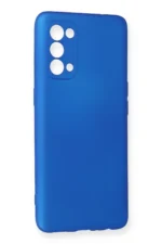 Uray store Oppo Reno 5 Kılıf First Silikon - Mavi - Görsel 2