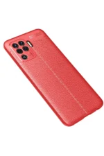 Uray store Oppo Reno 5 Lite Kılıf Auto Focus Kapak - Kırmızı - Görsel 2