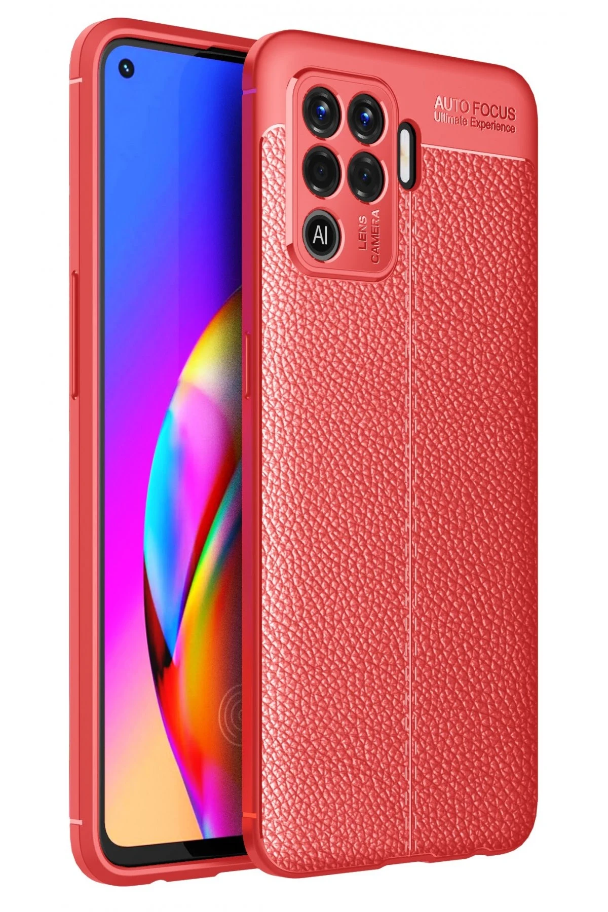 newface-oppo-reno-5-lite-kilif-auto-focus-kapak-kirmizi-default Uray store Oppo Reno 5 Lite Kılıf Auto Focus Kapak - Kırmızı - Görsel 1
