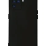 Uray store Oppo Reno 5 Lite Kılıf Nano içi Kadife Silikon - Siyah